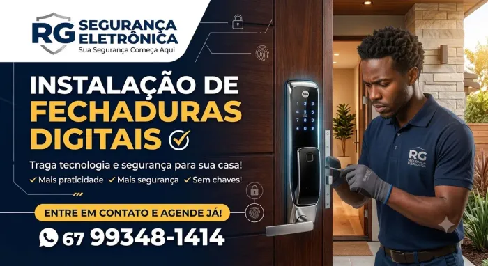 Rg Instalação de Fechaduras Digitais todas as marcas e modelos
