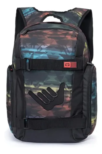 Mochila Hang Loose Plain Masculina P/ Notebook Moderna Reforçada 30 Litros Cor Preto