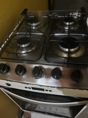 Fogão Brastemp com timer