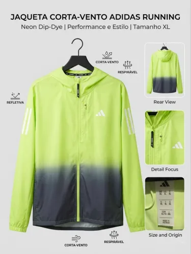 Jaqueta corta vento adidas, nova sem uso xl