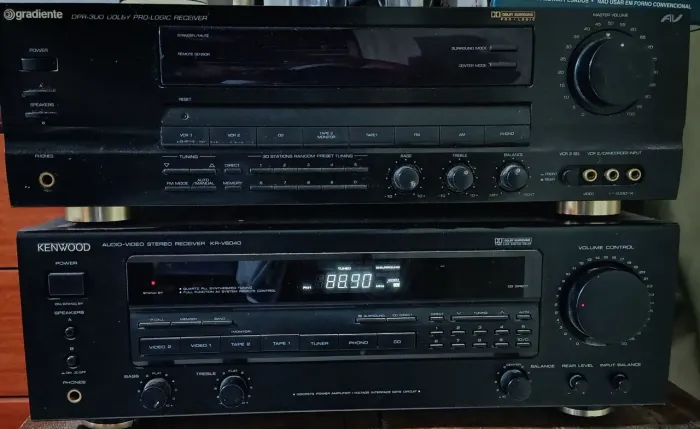 Receiveres Kenwood e Gradiente