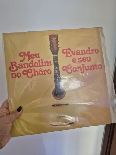 Disco vinil meu bandolim no choro Evandro