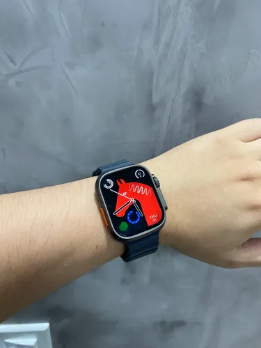 Smartwatch Relógio Azul-Marinho com Película + Caixa e Carregador - Bom Estado