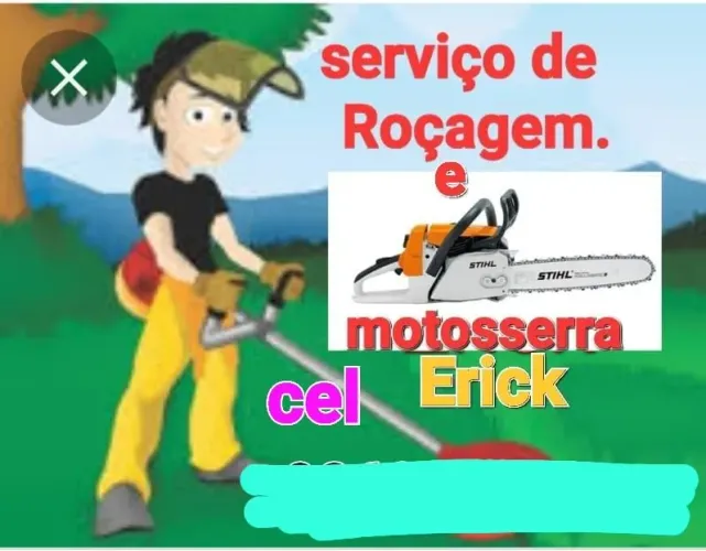 Serviço de roçagem profissional 