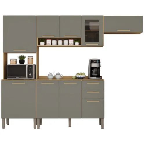 Cozinha Completa Aéreo c/Vidro IMPERDÍVEL tt83