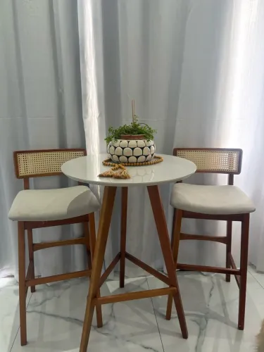 Mesa bistrô 2 cadeiras