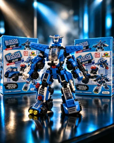 8 Veículos que se Transformam em 1 Mega Robô - Diversão Garantida!