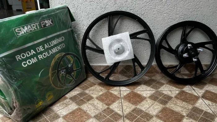 Par de rodas liga leve pop110
