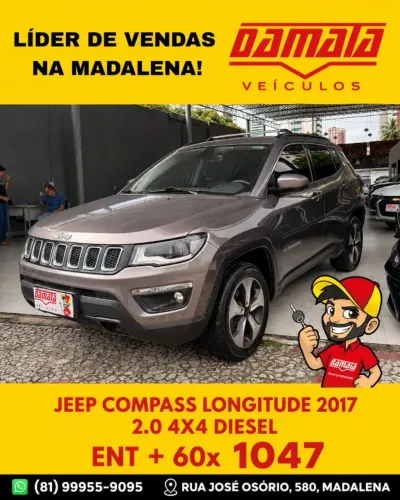 Jeep Compass Longitude 2.0 4X4 Dies. 16V Aut. 2017