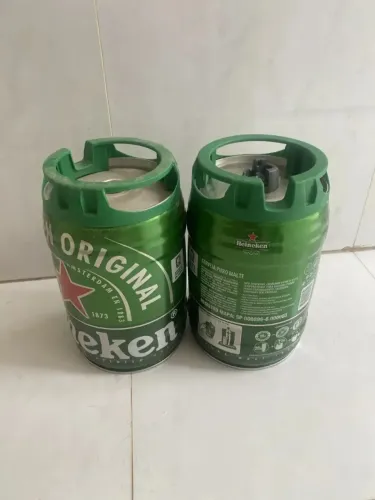 Kit 2 Barril de Heineken 5L Vazio Para Decoração / Artesanato