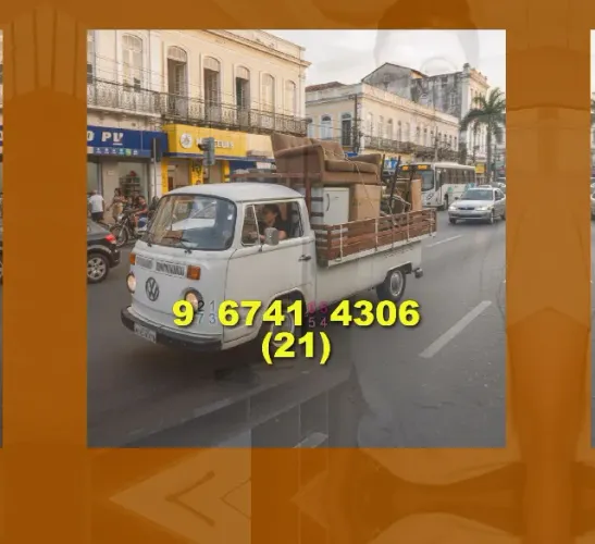 Frete para Tijuca, Copacabana, Botafogo e Lapa! Transporte seguro e rápido!