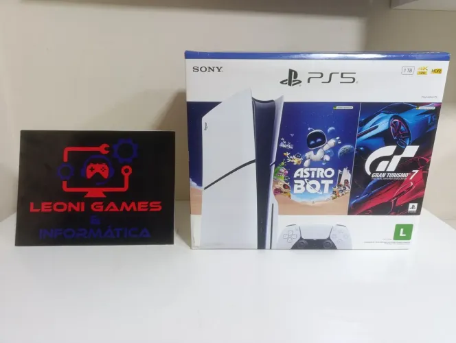 PS5 Slim - 3 meses de garantia (18x no cartão de crédito)