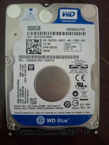 Pacote de 4 HDs usados (formatados)