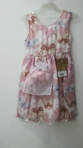 Vestido Infantil PLINC PLOC TAM.4 C/ Tiara