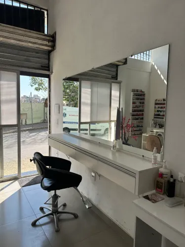 Espelho com bancada de mdf