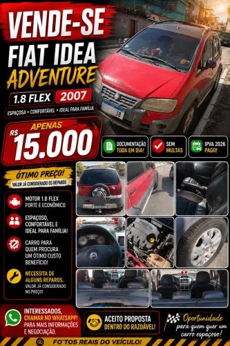 Fiat Idea Advent./ Adv.locker 1.8 MPI Flex 5P 2007