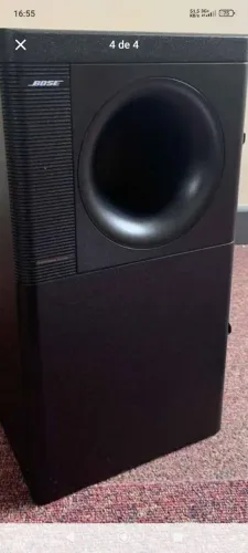 Caixa de sub woofer da booser em excelente funcionamento