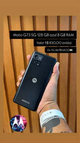 MOTO G 73 5G 128GB 8GB RAM - Novo. 