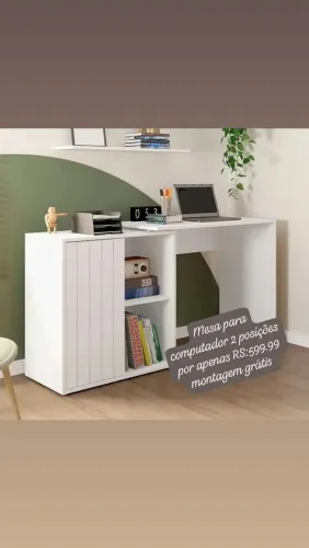 Mesa para computador 2 posições 