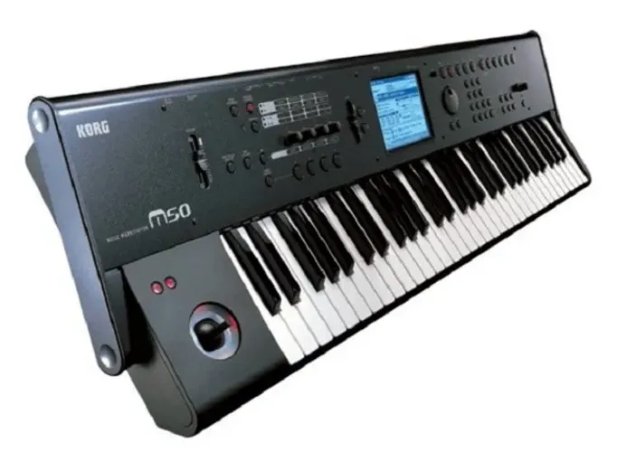 Teclado Sintetizador Workstation Korg M50 61 + cartão SD com diversos timbres  