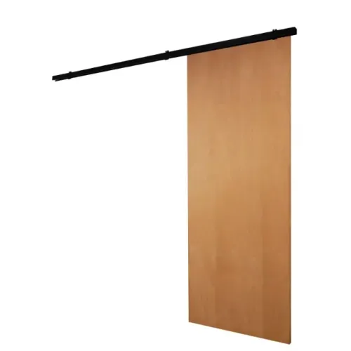 PORTA DE CORRER SOBREPOR - KIT PRETO + FOLHA AMESCLA - A PARTIR DE R$290