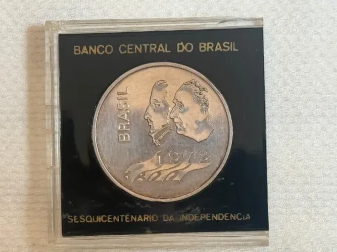 Moeda 20 Cruzeiros Sesquicentenario Independencia Do Brasil