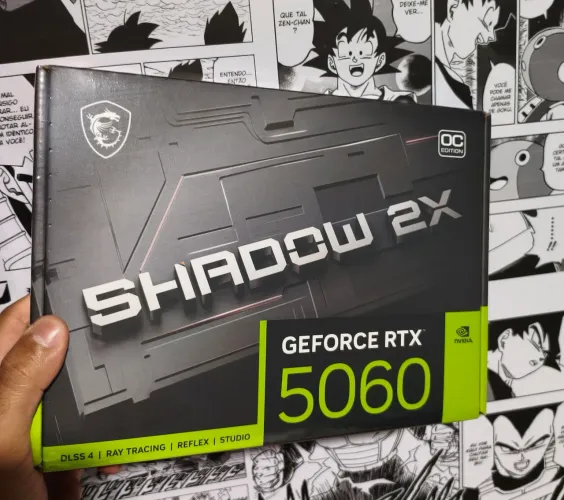 PLACA DE VIDEO RTX 5060 8GB LACRADA. VENDO OU TROCO
