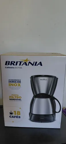 CAFETEIRA ELÉTRICA BRITÂNIA INOX NOVA NEGOCIO