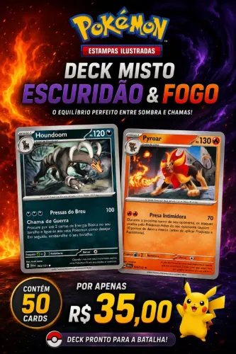 Deck fogo e escuridão pokemon
