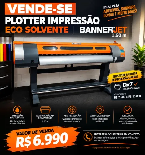 Impressora Digital Bannerjet 1.60m