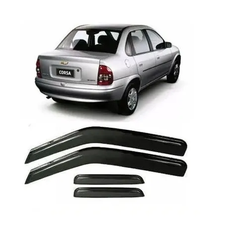 Calha De Chuva Defletor classic corsa hat e sedan 4 portas todos
