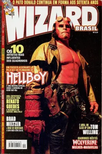 Wizard Brasil Nº 9 - Reportagens E Quadrinhos - 84 Pgs.