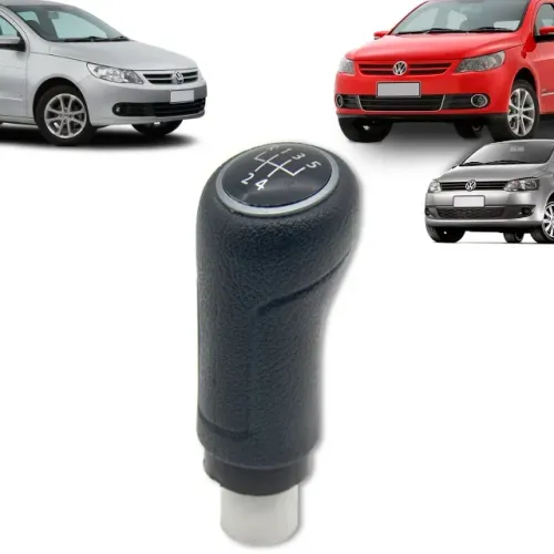 Bola de Câmbio VW Gol G5 / Voyage / Saveiro / Fox / Polo 2008 à 2013 - Aro Prata - N100527