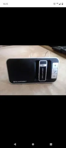 Viva voz bluetooth Blaupunkt com acessorio para colocar no ouvido