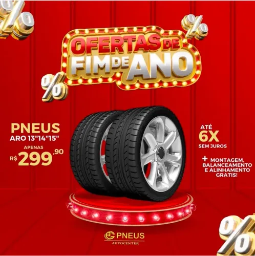 Promoção de natal no pneu 215/65/16. Eco tires
