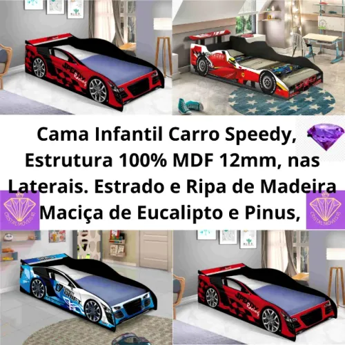 Cama Infantil Carro Speedy SR