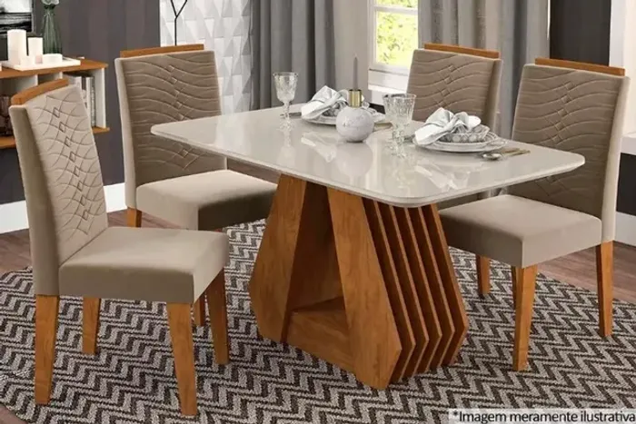 Mesa  4 Cadeiras Bandit