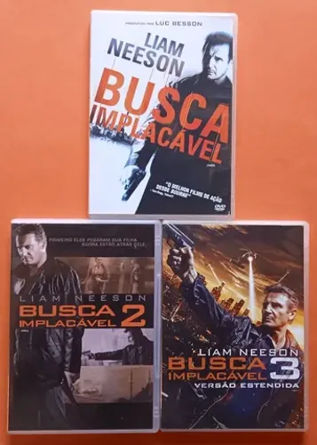 Dvd Busca Implacável 1 2 e 3