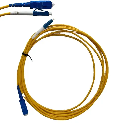 Cabo de Fibra Óptica SC-LC SM com 3 Metros Monomodo - Exbom