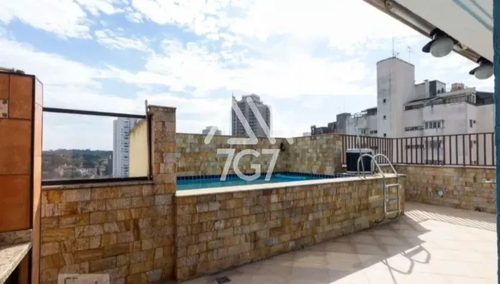 COBERTURA COM PISCINA E ÁREA GOURMET NA VILA MASCOTE -150MTS
