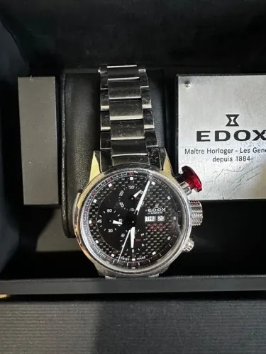 relógio Edox automático 