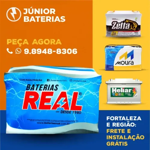 Bateria 60Ah nova carro automotiva gol palio corolla