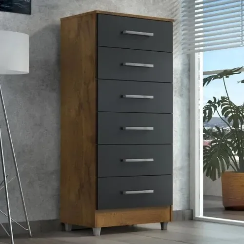 Cômoda Helena 6Gav Quarta Divisão Frete Grátis Parcelamos Em Até 12X S/Juros