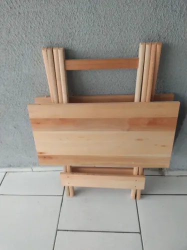 Mesa Dobrável de Madeira maciça novas 