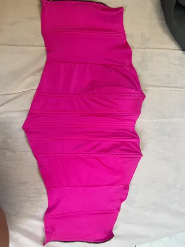 Corset Rosa sexy tam único nunca usado