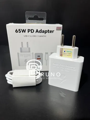 Carregador Rápido 65W PD para Celular - Original