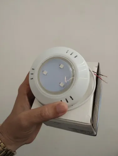 LUMINÁRIA PISCINA 6W RGB ABS (3 LEDS) BRUSTEC