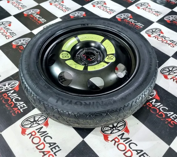 Estepe Fino aro 18 5x108 Volvo xc60 xc40 + Pneu Novo 135/80
