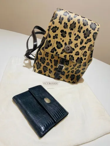 Bolsa animal print couro VICTOR HUGO LEGÍTIMA