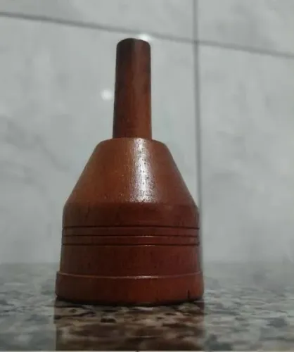 Bocal de madeira para instrumento de sopro